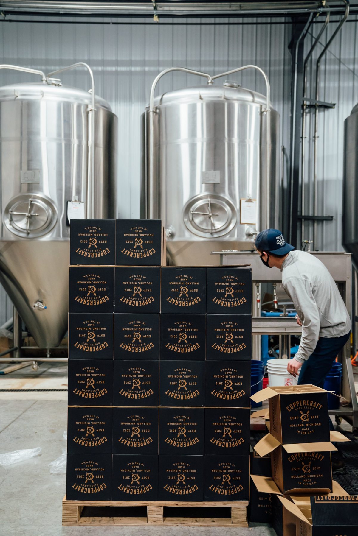 Spirits bottling & beverage packaging. at Craft Co.