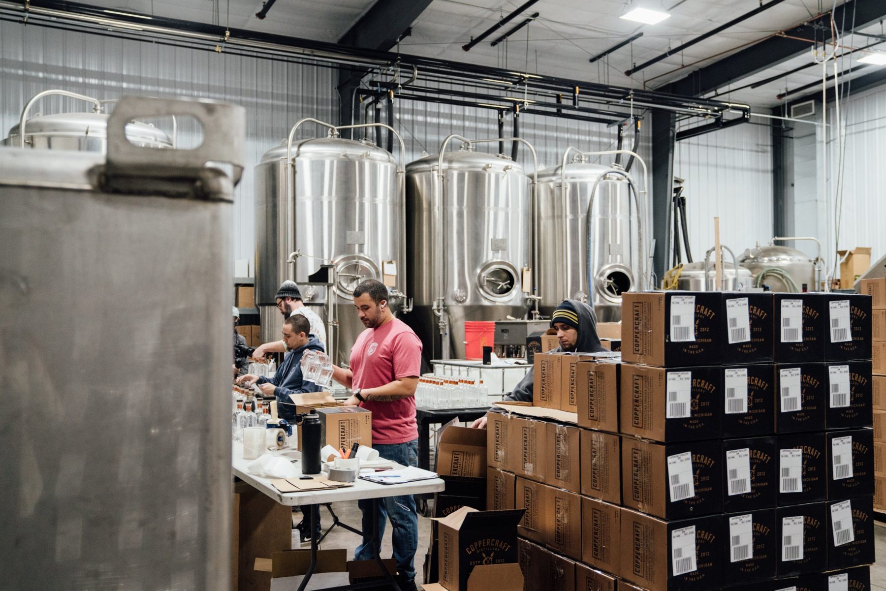Blending & preparation at Craft Co.